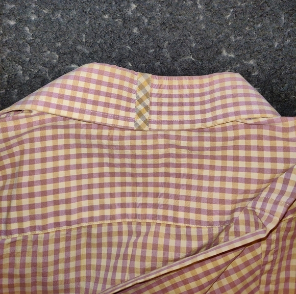 Ben Sherman Long Sleeve Button Down Gingham Shirt - Picture 8 of 9
